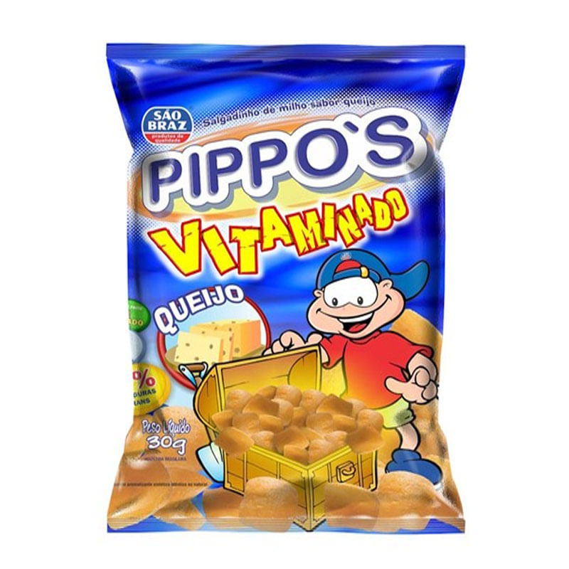 Salgadinho Pippos Queijo 30g