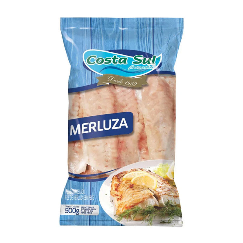 Peixe Filé de Merluza Costa Sul 500g