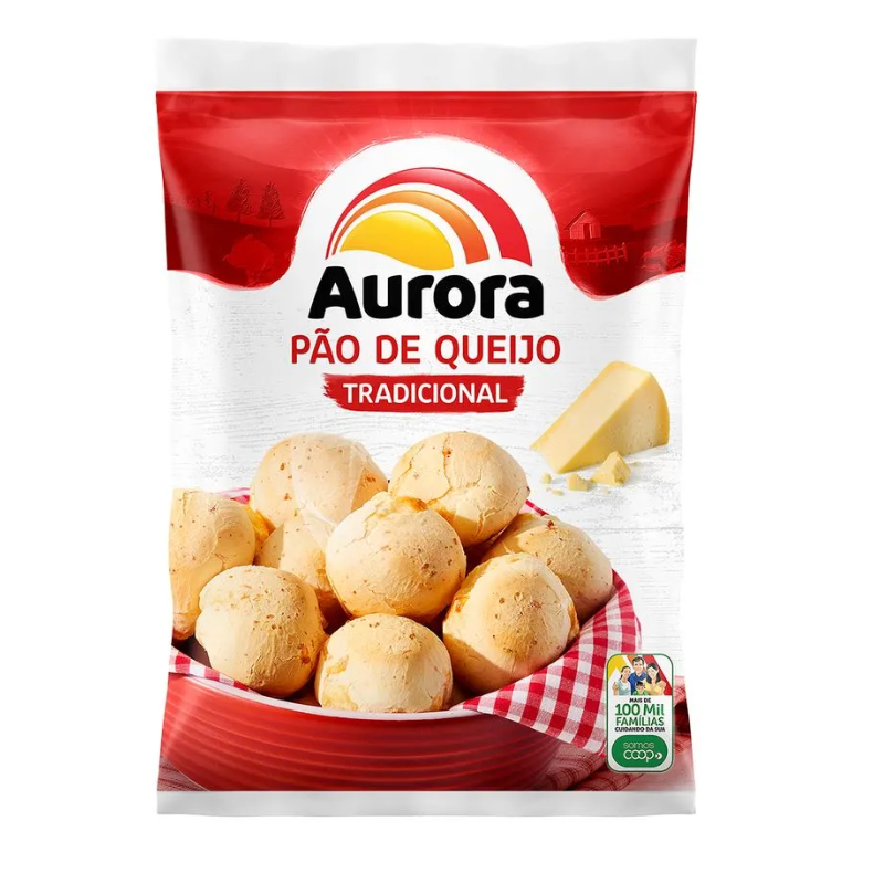 Pão de Queijo Aurora 400g Tradicional 