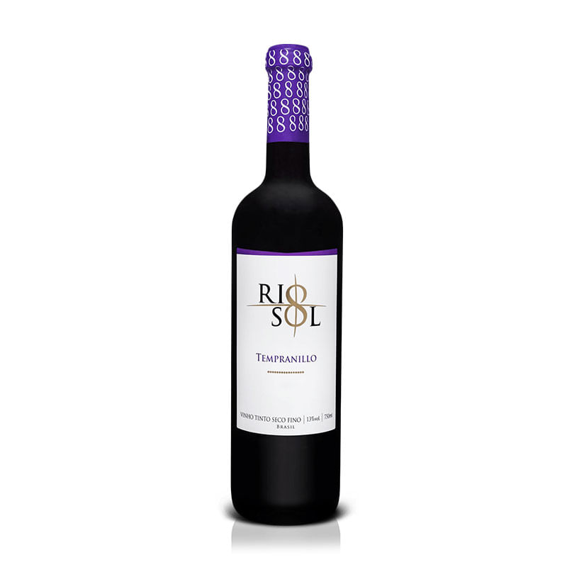 Vinho Tinto Tempranilo Rio Sol 750ml