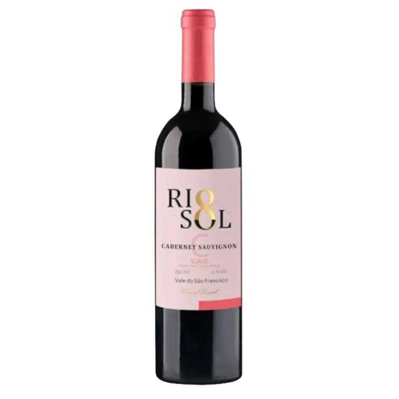 Vinho Tinto Cabernet Sauvignon Suave Rio Sol 750ml