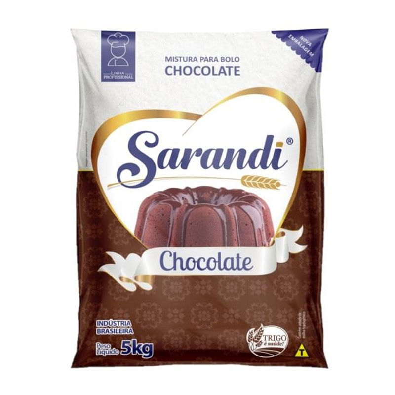 Mistura De Bolo Sarandi 5kg Chocolate