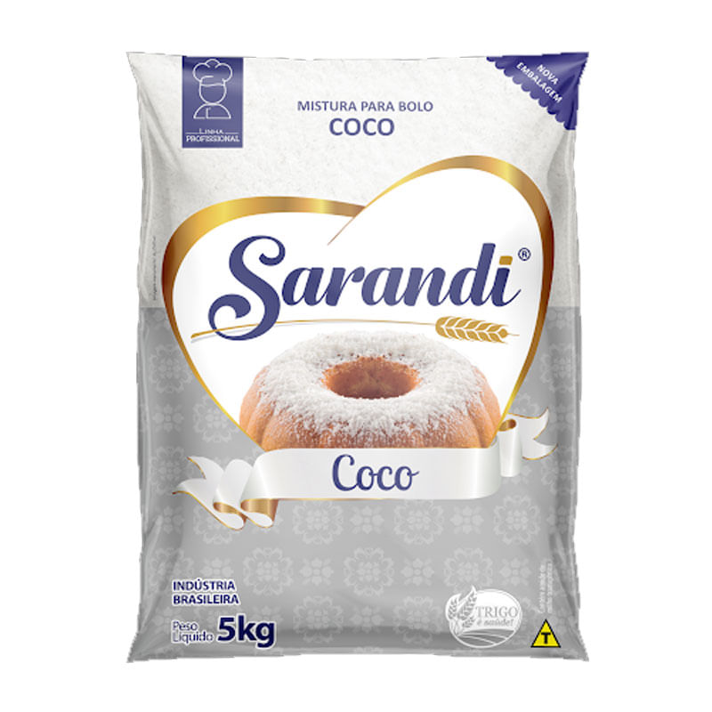 Mistura De Bolo Sarandi 5kg Coco