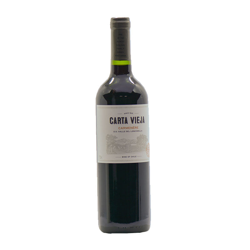Vinho Chileno Carta Vieja Carmenere 750ml