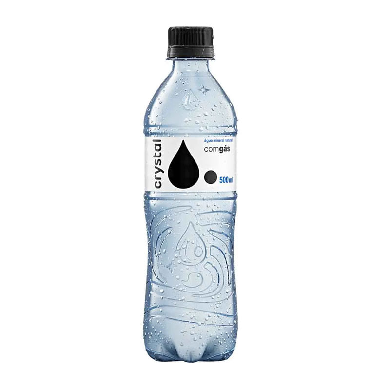 Água Mineral Crystal com Gás 500ml