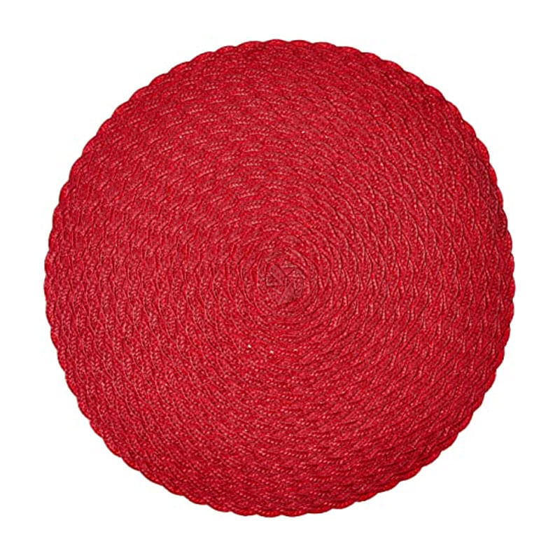 Lugar Americano Trançado Vermelho Ja14238