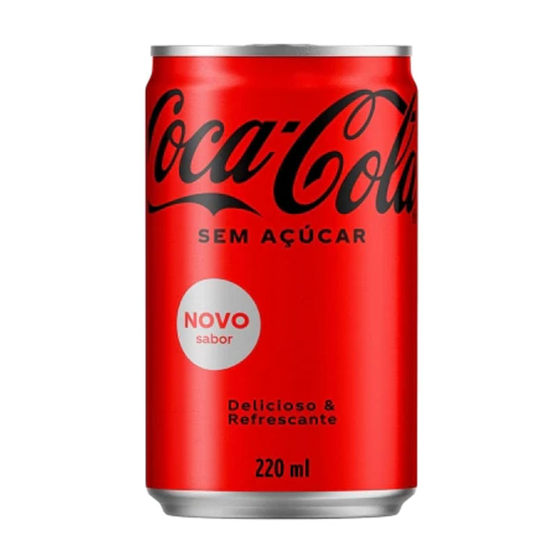Refrigerante Coca Cola Sem Açúcar Lata 220ml