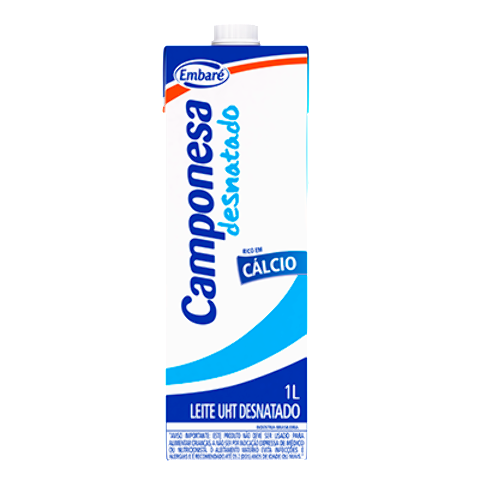 Leite UHT Desnatado Camponesa 1L