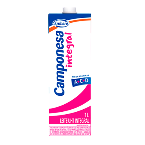 Leite UHT Integral Camponesa 1L