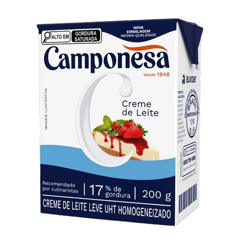 Creme de Leite Camponesa 200g
