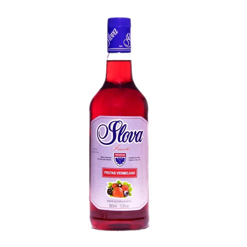 Vodka Slova Frutas Vermelhas 965ml