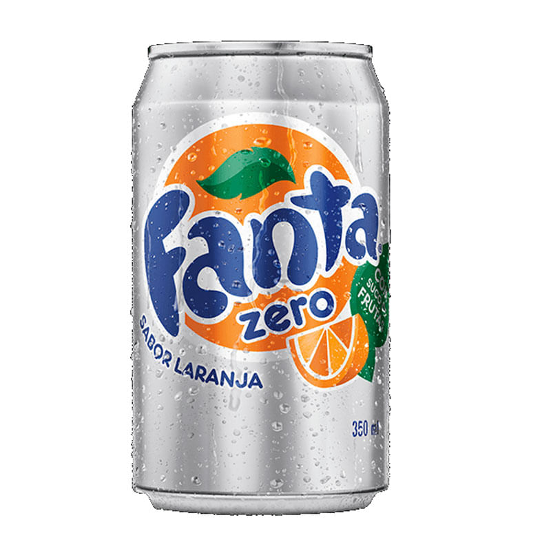 Refrigerante Fanta Laranja Zero Lata 350ml