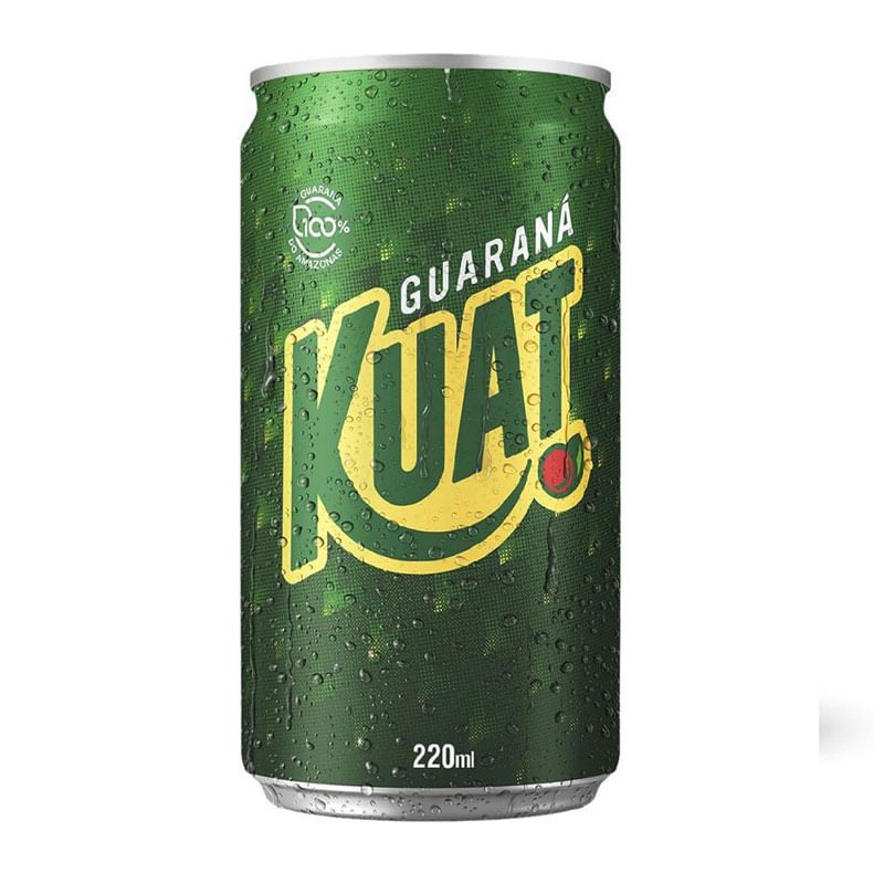 Refrigerante Kuat Guaraná Sleek Lata 220ml