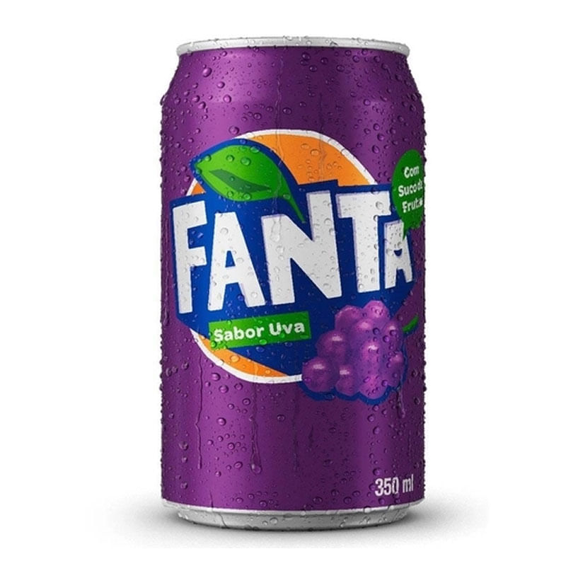 Refrigerante fanta Uva Lata 350ml