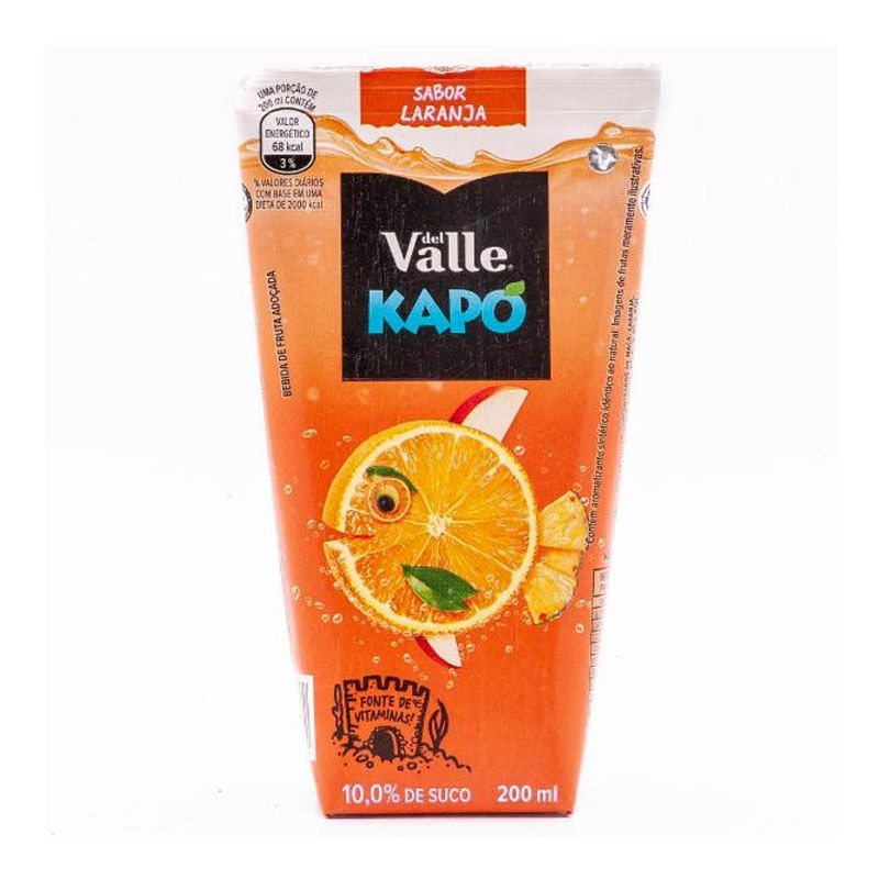 Suco Kapo Laranja 200ml