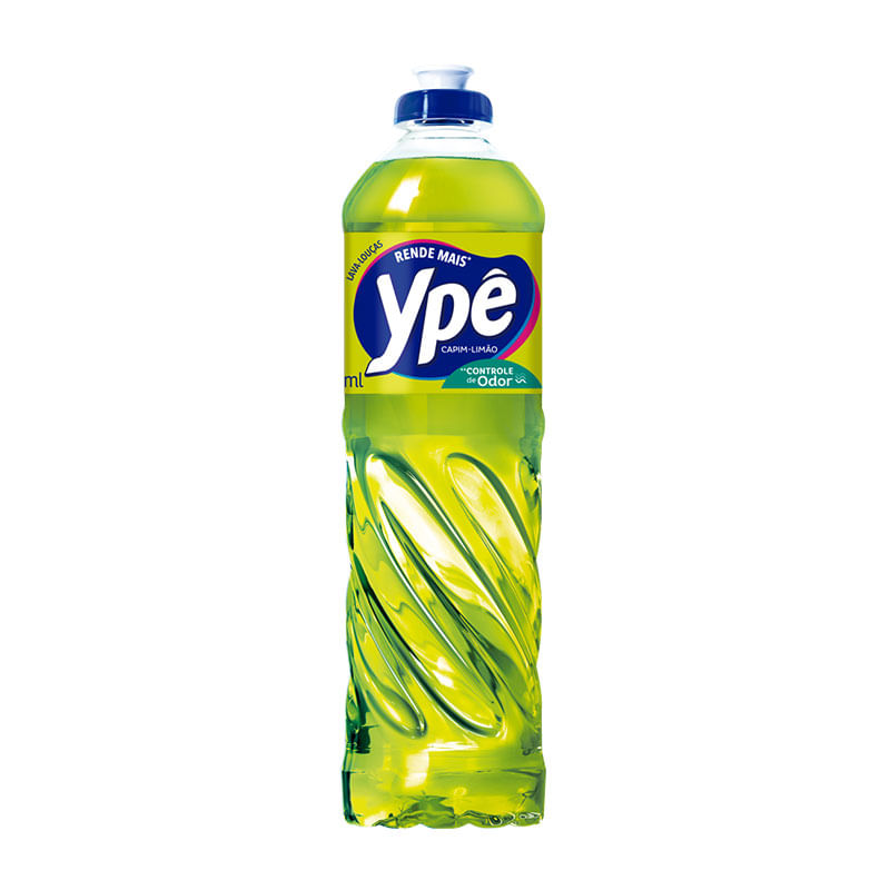 Detergente Liquido Ypê 500ml Capim Limão