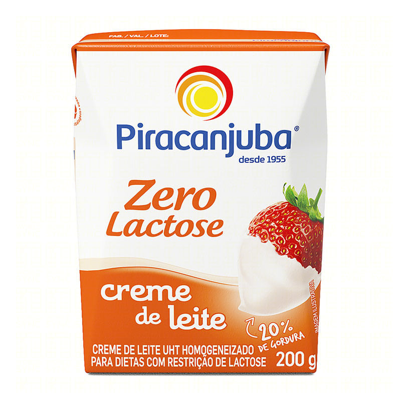 Creme De Leite Piracanjuba Zero Lactose 200g