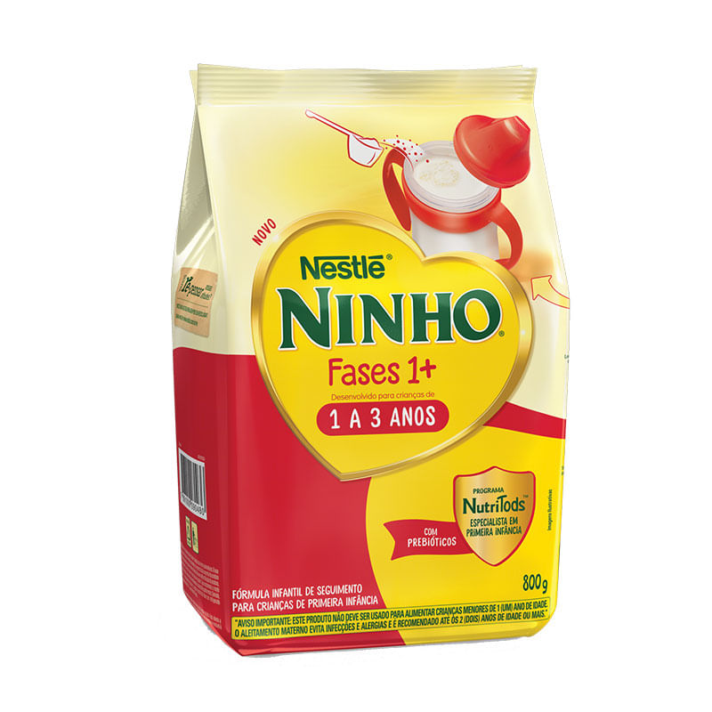 Leite Pó Ninho 1 Fases Prebio Sachê 800g 