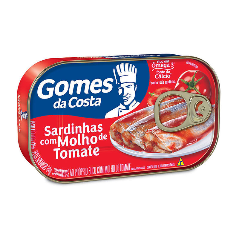 Sardinha Gomes Da Costa Tomate 125g