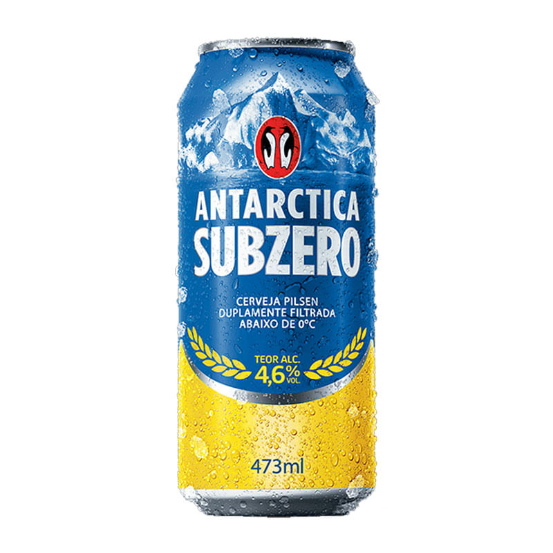 Cerveja Antarctica Subzero Lata 473ml