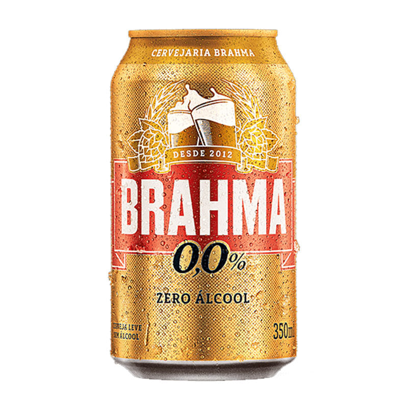 Cerveja Brahma Chopp Zero 350ml