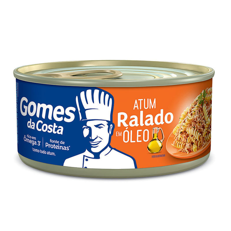 Atum Ralado em Óleo Gomes Da Costa 170g