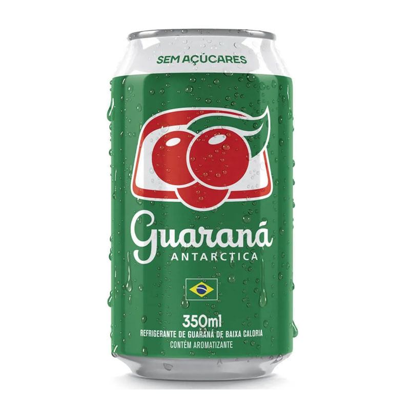 Guaraná Antarctica Zero Lata 350ml