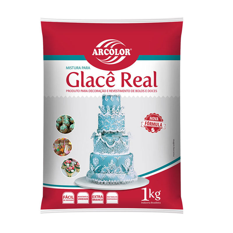 Mistura para Glacê Real Arcolor 1kg