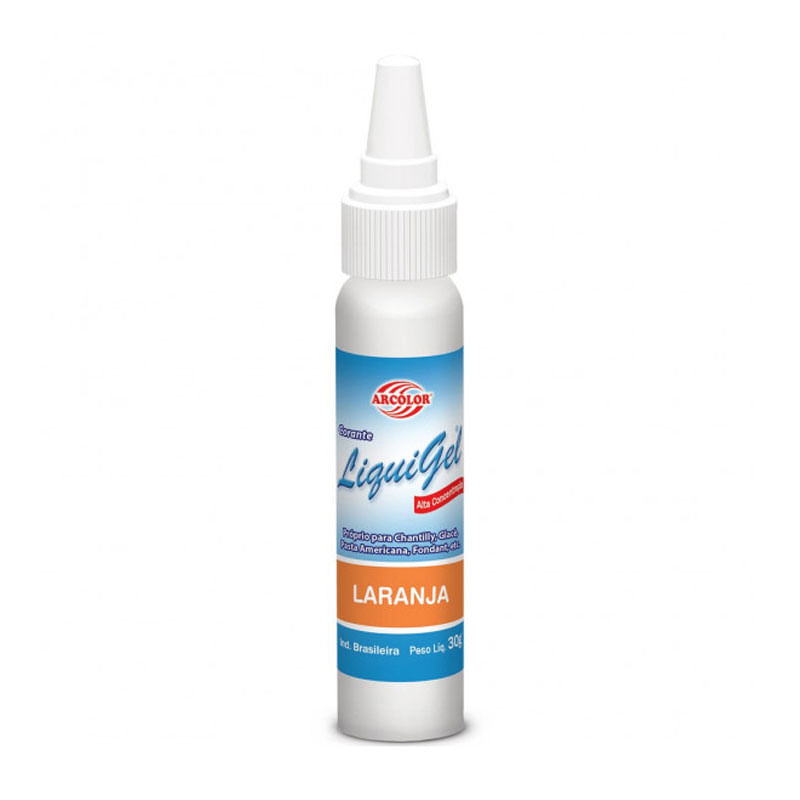Corante Arcolor Liquigel 30g Laranja