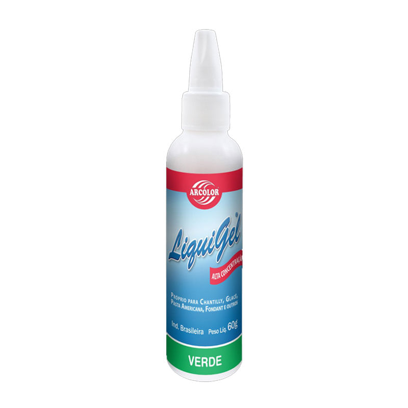 Corante Arcolor Liquigel 60g Verde
