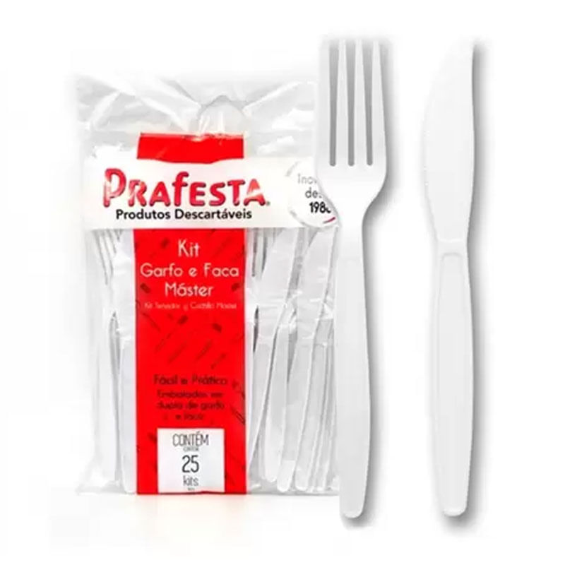 KIT GARFO FACA MASTER BR PRAFESTA