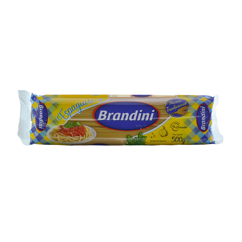 Macarrão  Espaguete Brandini Comum 500g