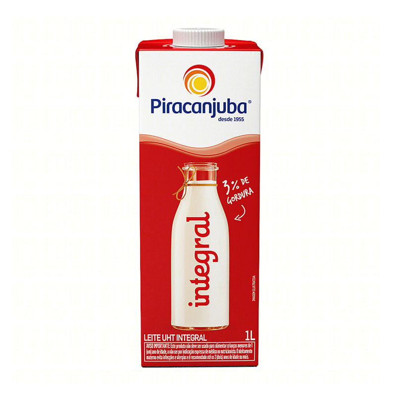 Leite UHT Piracanjuba Integral 1L