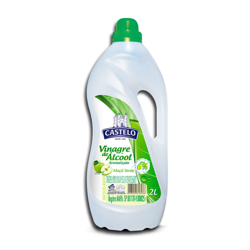 Vinagre Castelo com Álcool Maçã Verde 2L