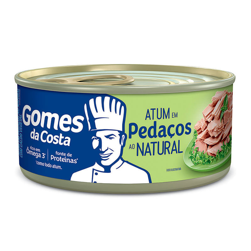 Atum Pedaço Ao Natural Gomes Da Costa 170g
