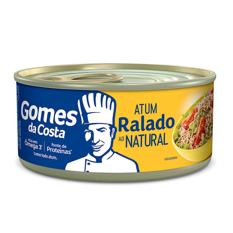 Atum Ralado Ao Natural Gomes Da Costa 170g