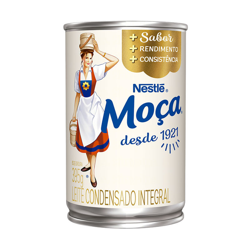 Leite Condensado Moça Abre Fácil Lata 395g