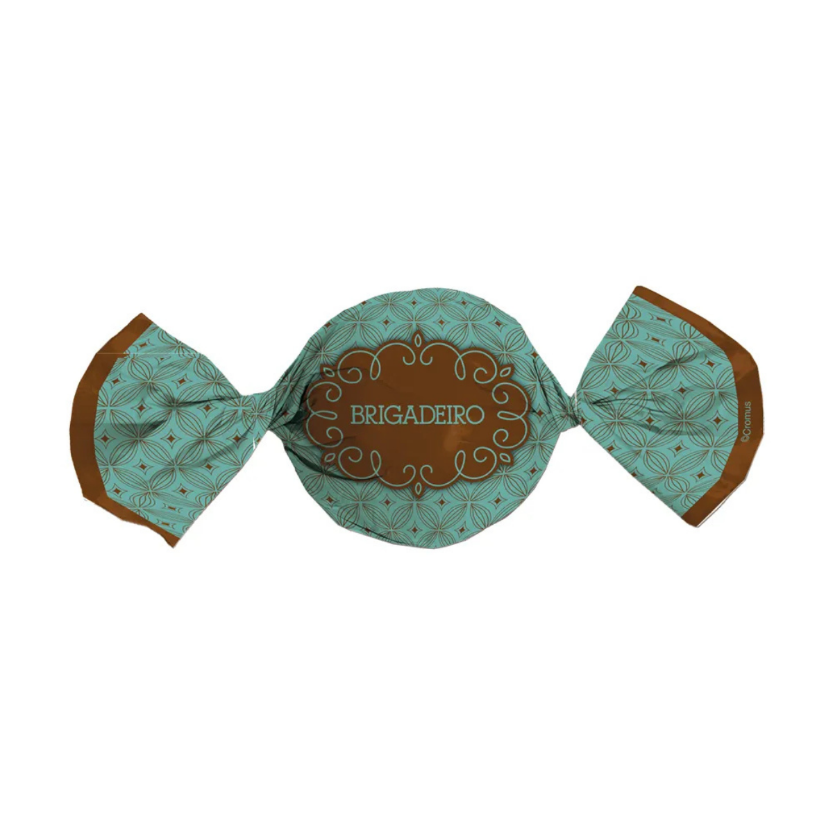 Embalagem de Alumínio para Trufa Cromus Gostosura Brigadeiro 15cmX16cm