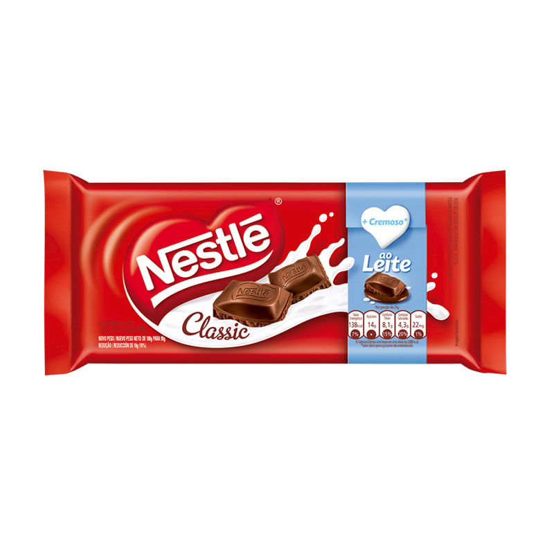 Barra Chocolate Nestlé Classic 80g