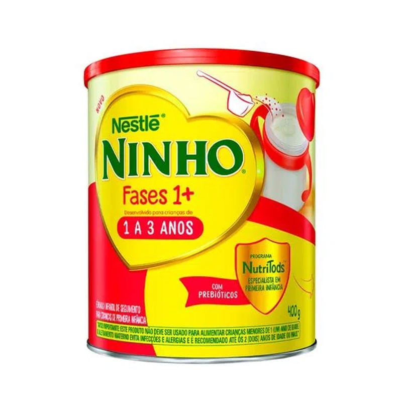 Leite Pó Ninho 1+Fases 400g Lata