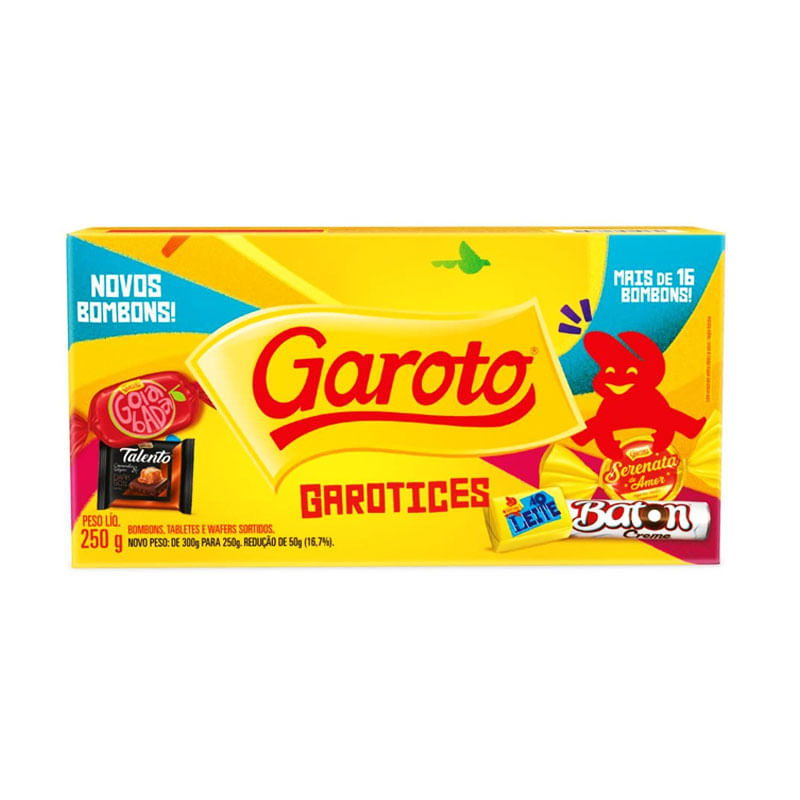 Bombons Garoto Sortidos 250g