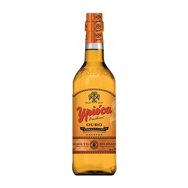 Cachaça Ypioca Brasilizar Ouro Cg 965ml