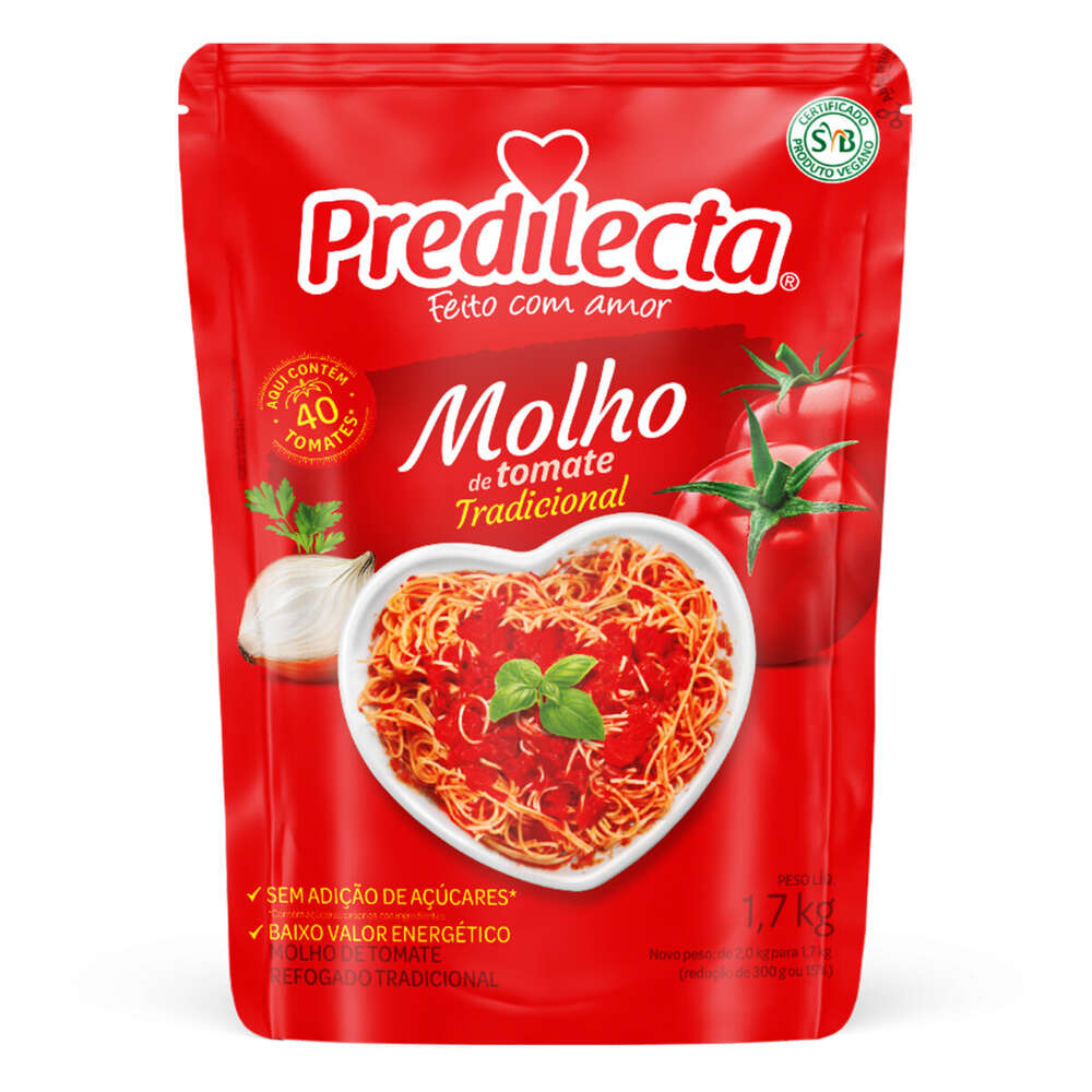 Molho de Tomate Refogado Predilecta 2kg