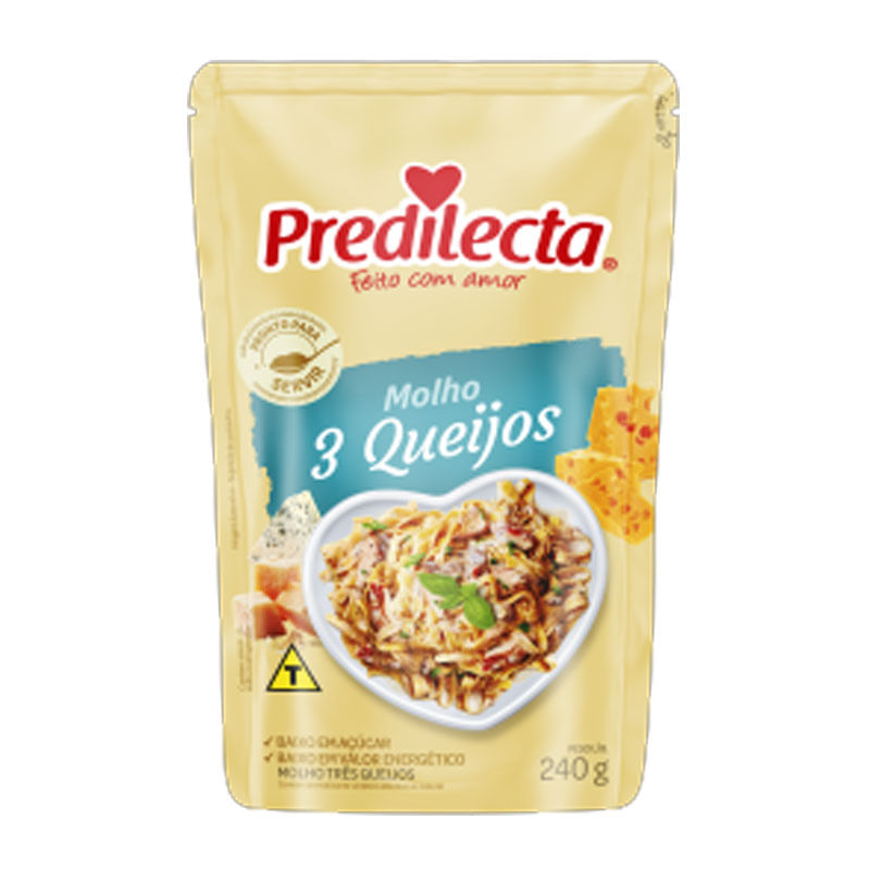 Molho Três Queijos Predilecta 240g
