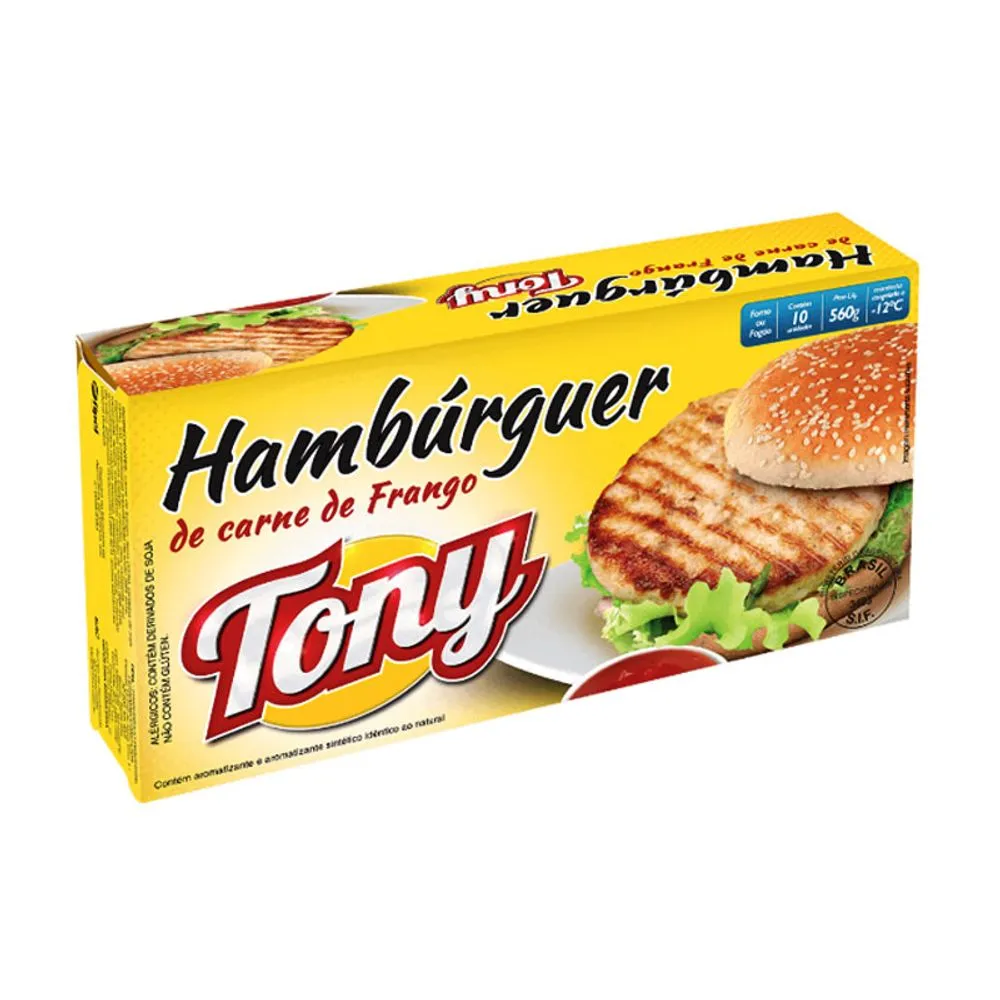 Hambúrguer Tony de Frango 560g
