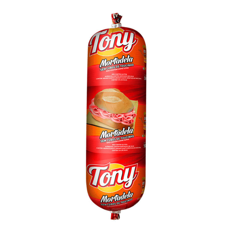 Mortadela Tony sem Cubos de Toucinho 350g