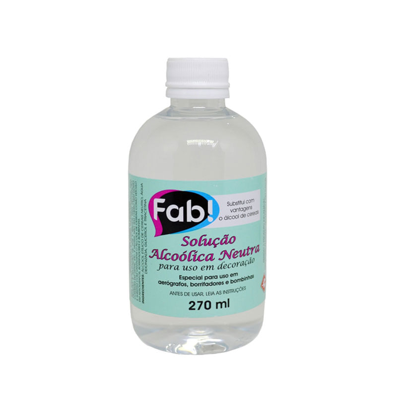 Solução Alcoólica Neutra Fab! 270ml