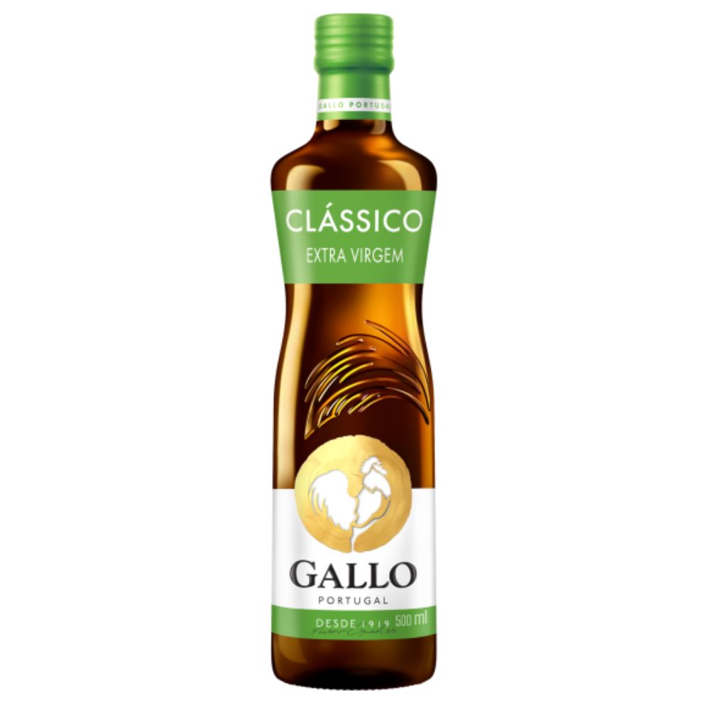 Azeite oliva Extra Virgem Vidro 500ml Gallo