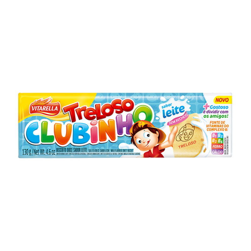 Biscoito Clubinho Leite 130g