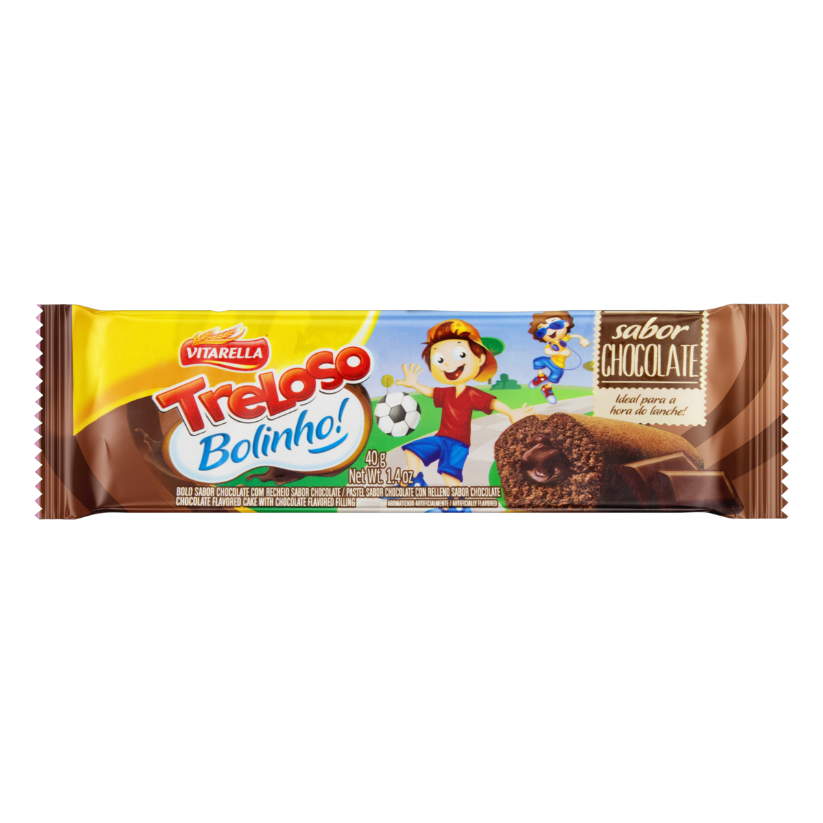 Bolinho Treloso 40g Chocolate com Chocolate